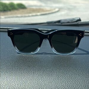 REAN/HUXTON Black and Clear Sunglasses